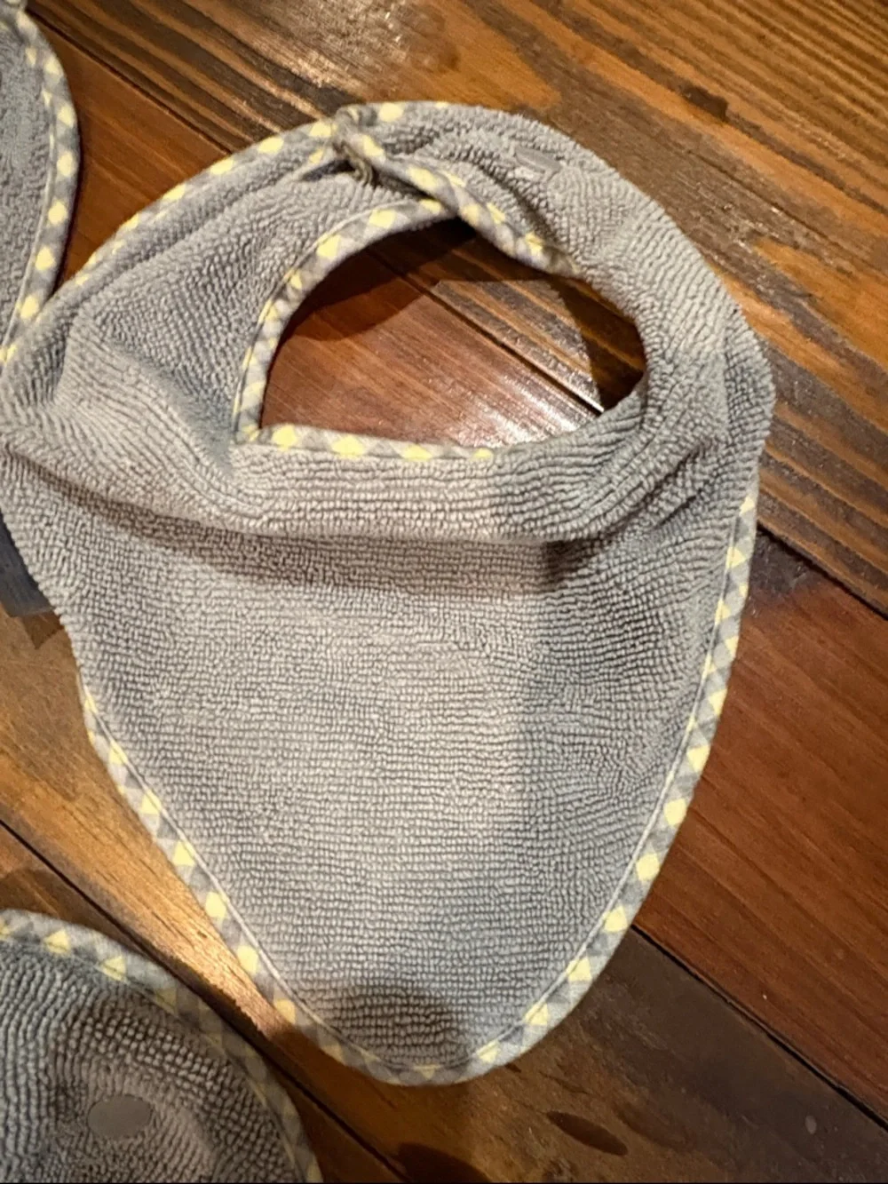 Soft Gray Baby NORWEX Bandana Bibs - Set of 6